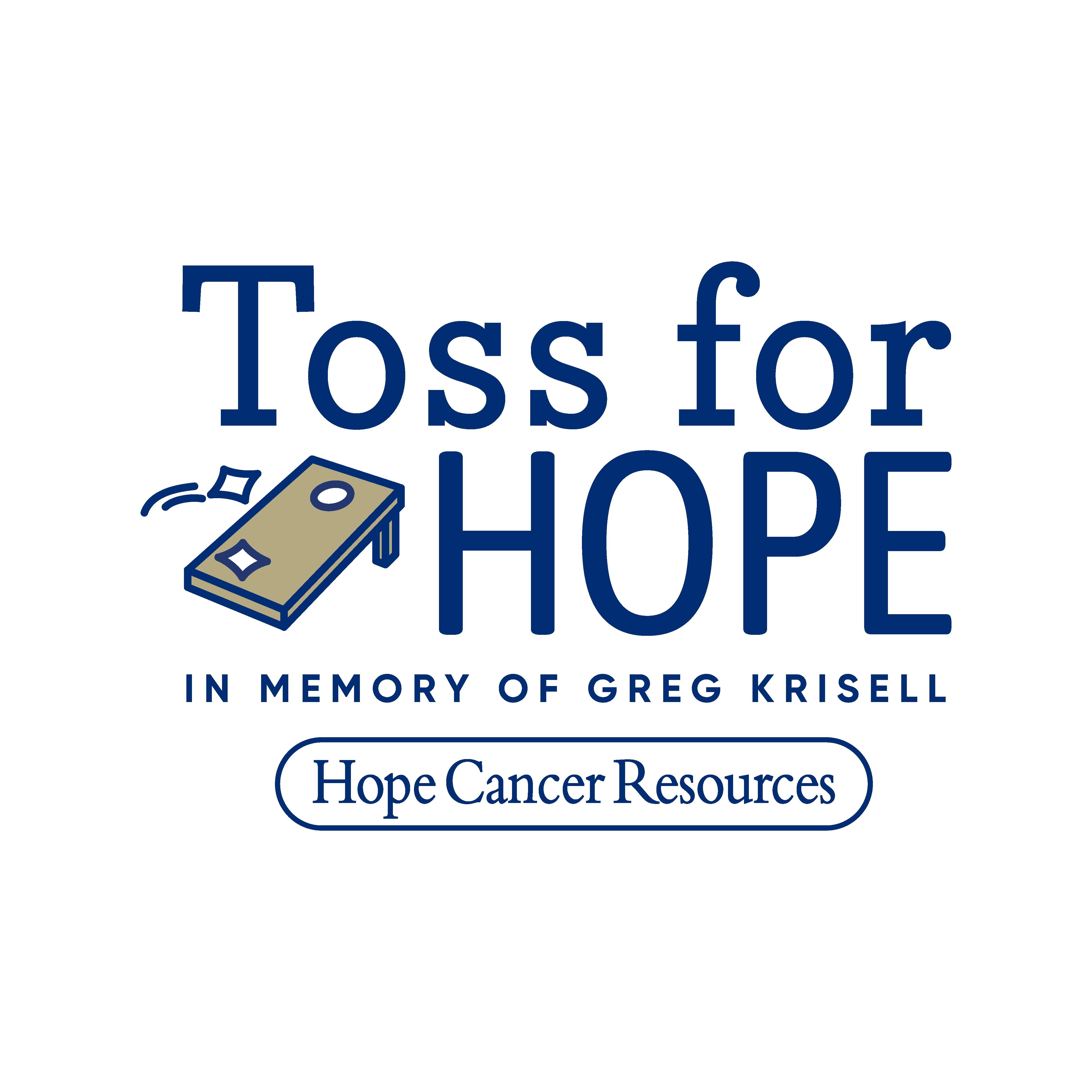 2025 Toss for Hope | In Memory of Greg Krisell - logo